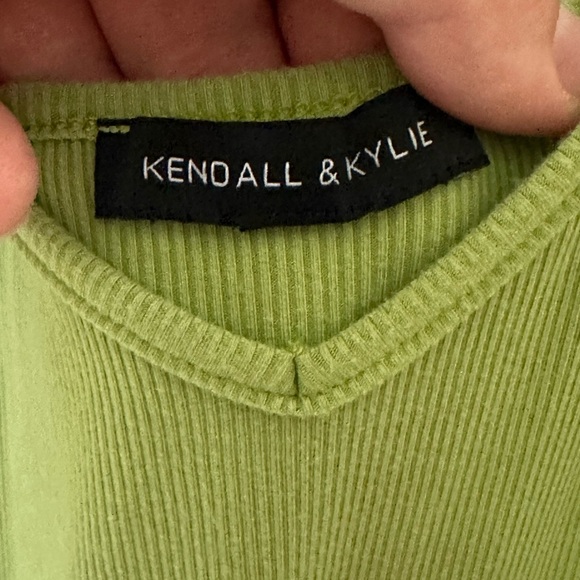 Kendall & Kylie Green Sleeveless mini Dress size Medium - Picture 2 of 9